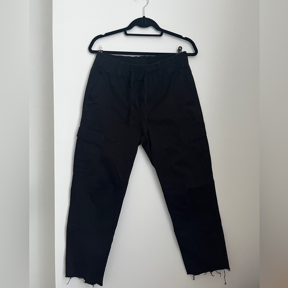 Black cargo men’s pants